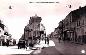 Tiaret - Rues Bugeaud et Cambon - 1956
